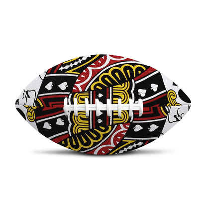 Jack Of Spades Playing Card Print Rugby Ball
