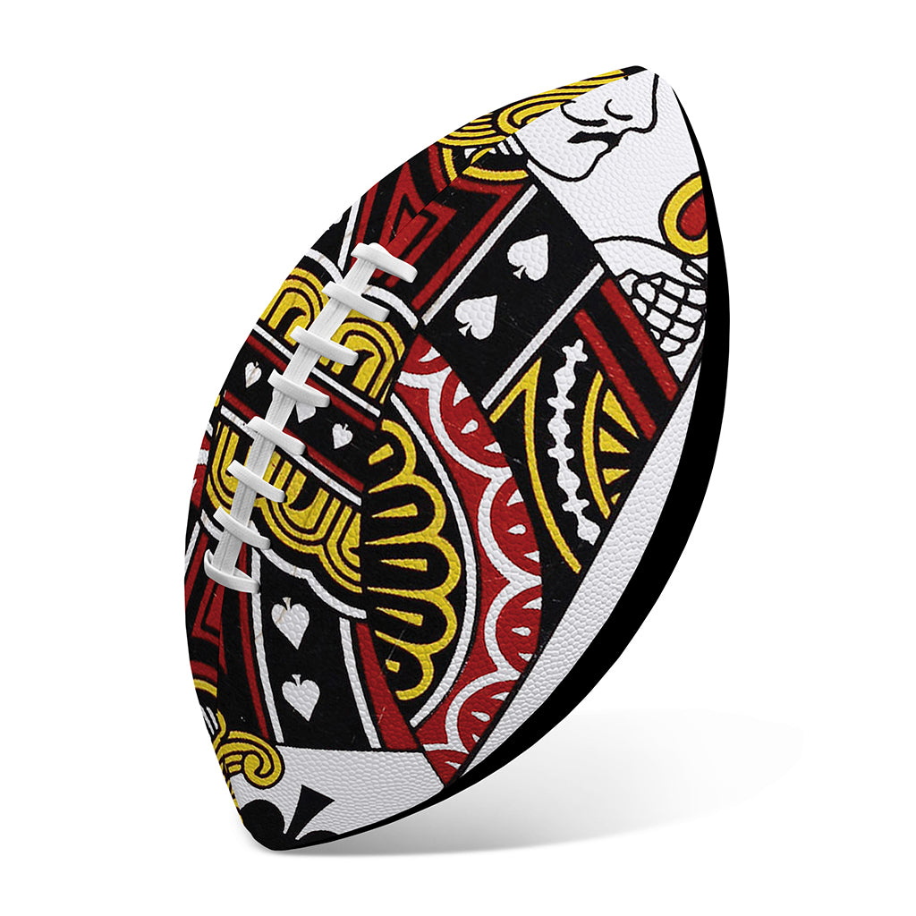 Jack Of Spades Playing Card Print Rugby Ball