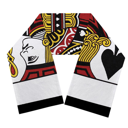 Jack Of Spades Playing Card Print Scarf