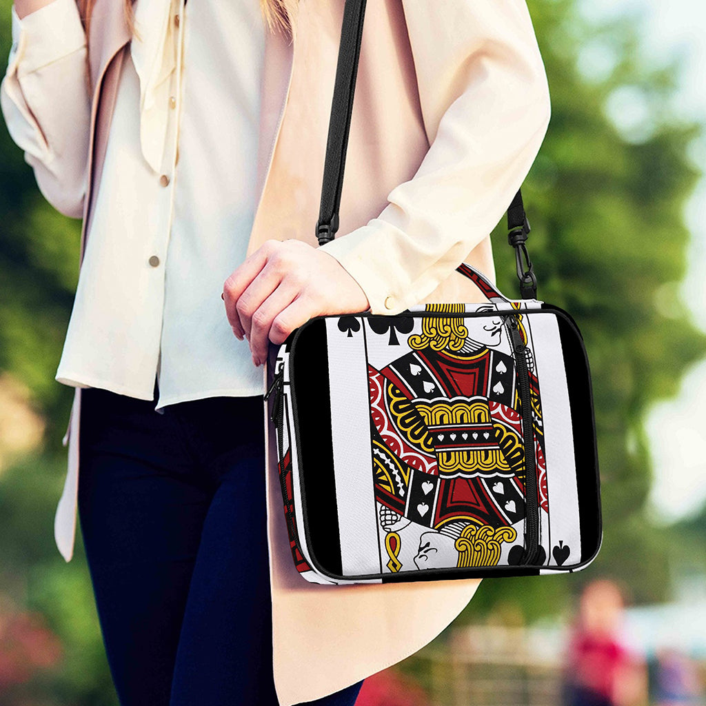 Jack Of Spades Playing Card Print Shoulder Strap Bible Bag