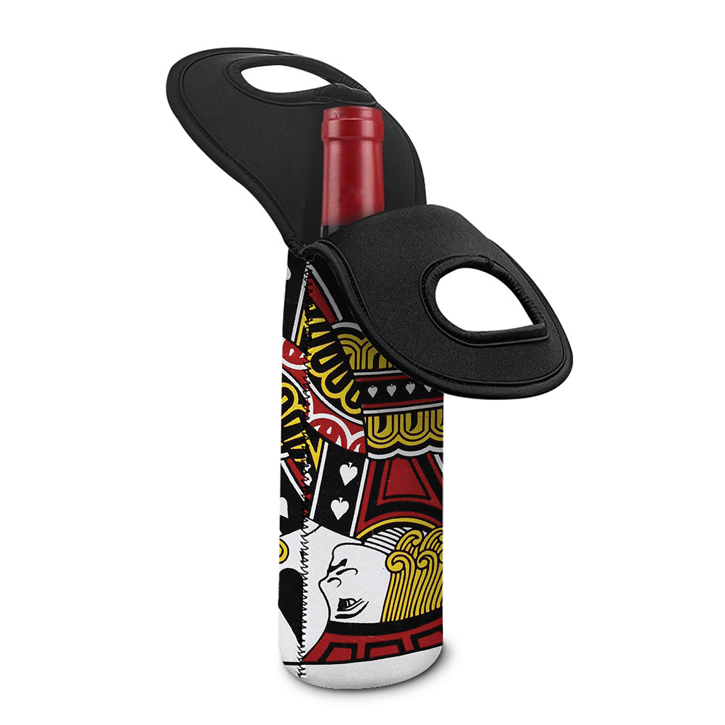 Jack Of Spades Playing Card Print Single Neoprene Wine Tote