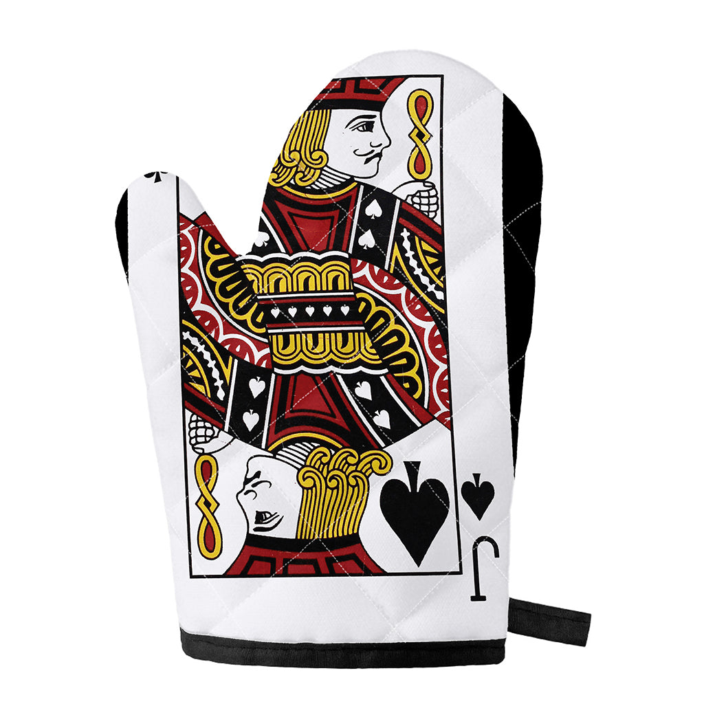 Jack Of Spades Playing Card Print Single Oven Mitt