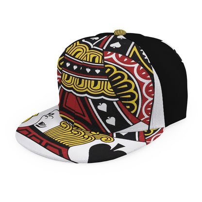 Jack Of Spades Playing Card Print Snapback Cap