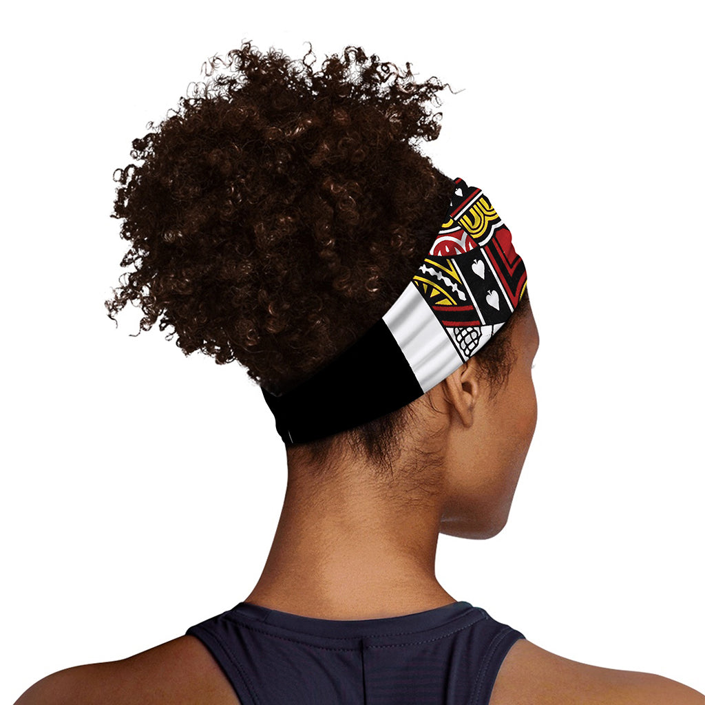 Jack Of Spades Playing Card Print Sports Headband