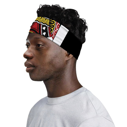 Jack Of Spades Playing Card Print Sports Headband