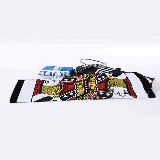 Jack Of Spades Playing Card Print Sports Towel