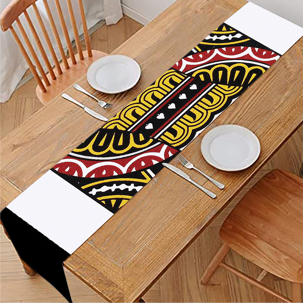 Jack Of Spades Playing Card Print Table Runner