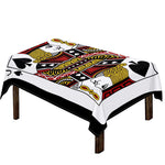 Jack Of Spades Playing Card Print Tablecloth