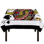 Jack Of Spades Playing Card Print Tablecloth