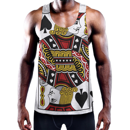 Jack Of Spades Playing Card Print Training Tank Top
