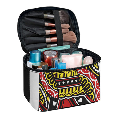 Jack Of Spades Playing Card Print Travel Makeup Bag
