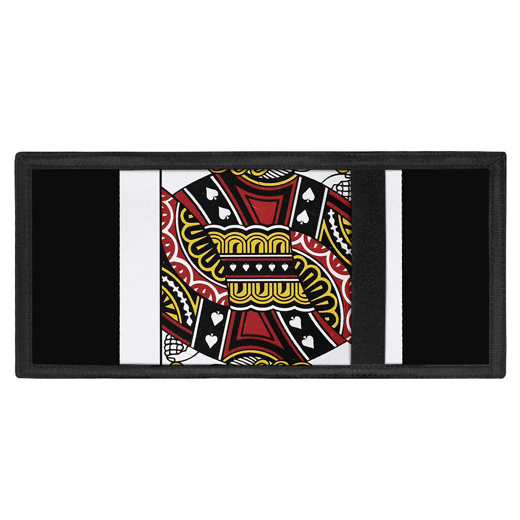 Jack Of Spades Playing Card Print Trifold Wallet