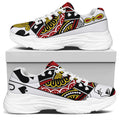 Jack Of Spades Playing Card Print White Chunky Shoes