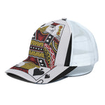 Jack Of Spades Playing Card Print White Mesh Trucker Cap