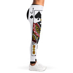 Jack Of Spades Playing Card Print Women's Leggings