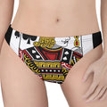 Jack Of Spades Playing Card Print Women's Thong