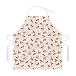 Jack Russell Terrier And Bone Print Adjustable Apron