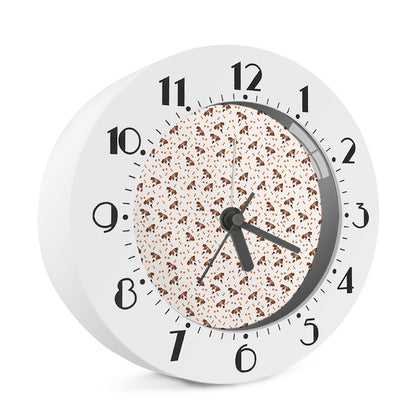 Jack Russell Terrier And Bone Print Alarm Clock