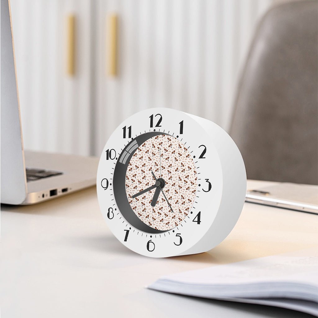 Jack Russell Terrier And Bone Print Alarm Clock