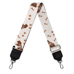 Jack Russell Terrier And Bone Print Bag Strap