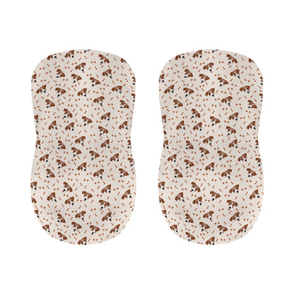 Jack Russell Terrier And Bone Print Bar Stool Covers