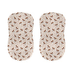 Jack Russell Terrier And Bone Print Bar Stool Covers