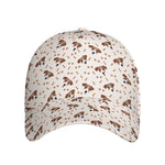 Jack Russell Terrier And Bone Print Baseball Cap