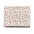 Jack Russell Terrier And Bone Print Bifold Wallet