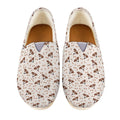 Jack Russell Terrier And Bone Print Casual Shoes