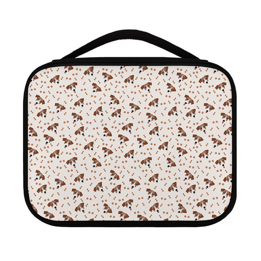 Jack Russell Terrier And Bone Print Classic Bible Case