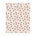 Jack Russell Terrier And Bone Print Curtain