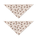 Jack Russell Terrier And Bone Print Dog Bandana