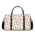 Jack Russell Terrier And Bone Print Duffel Bag