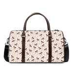 Jack Russell Terrier And Bone Print Duffle Bag
