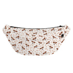 Jack Russell Terrier And Bone Print Fanny Pack