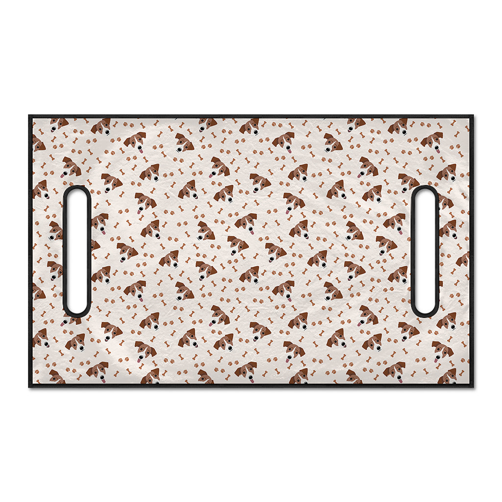 Jack Russell Terrier And Bone Print Golf Cart Seat Cover