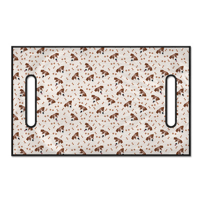 Jack Russell Terrier And Bone Print Golf Cart Seat Cover
