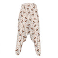 Jack Russell Terrier And Bone Print Hammer Pants