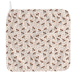 Jack Russell Terrier And Bone Print Hand Towel