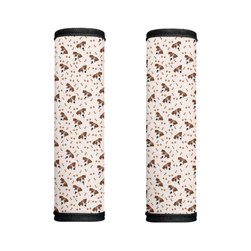 Jack Russell Terrier And Bone Print Handle Covers