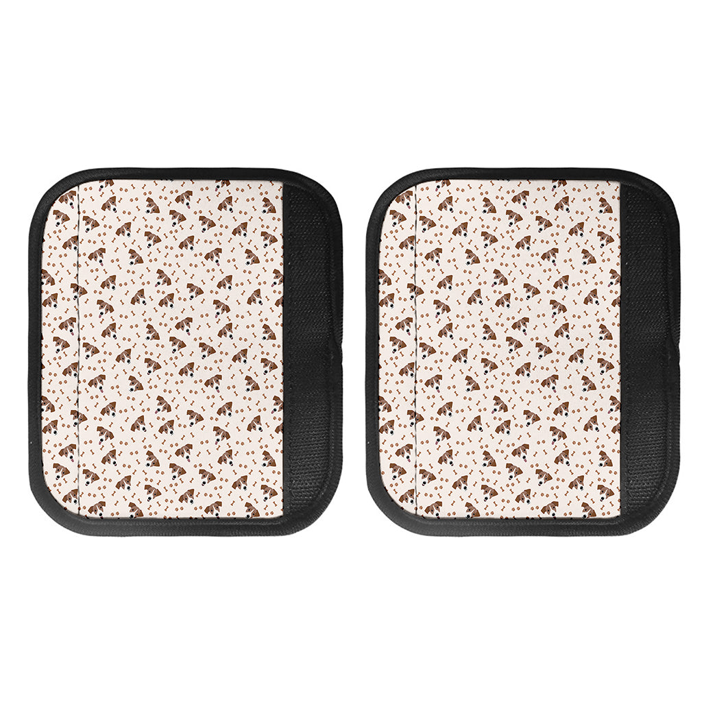 Jack Russell Terrier And Bone Print Handle Covers