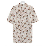 Jack Russell Terrier And Bone Print Hawaiian Shirt