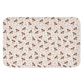 Jack Russell Terrier And Bone Print Indoor Door Mat