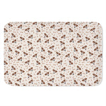 Jack Russell Terrier And Bone Print Indoor Door Mat