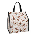 Jack Russell Terrier And Bone Print Insulated Lunch Tote