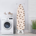 Jack Russell Terrier And Bone Print Ironing Board Cover