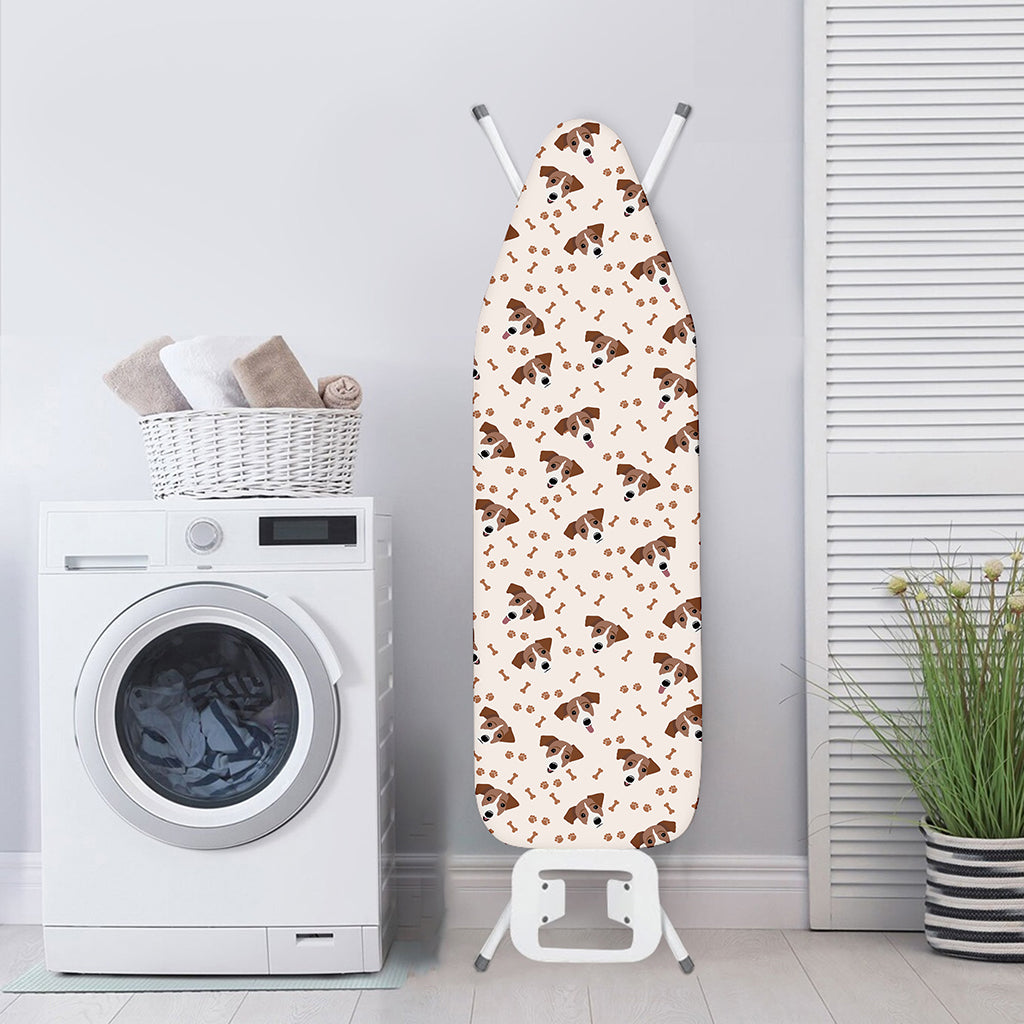 Jack Russell Terrier And Bone Print Ironing Board Cover
