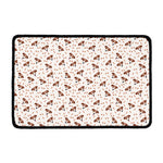 Jack Russell Terrier And Bone Print Kitchen Mat