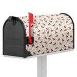 Jack Russell Terrier And Bone Print Mailbox Cover