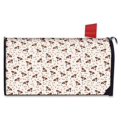 Jack Russell Terrier And Bone Print Mailbox Cover